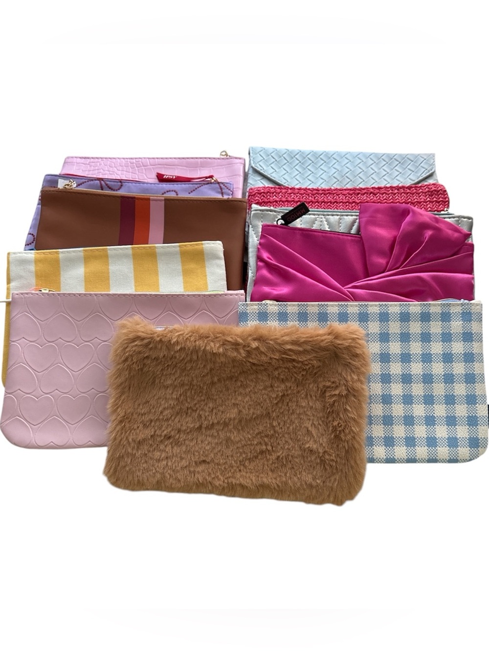 Ipsy Bags Lot of 11 Assorted Small Cosmetic Bags All New